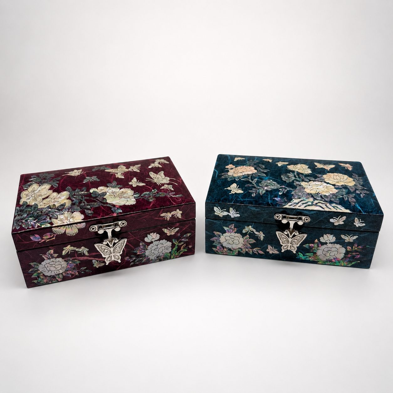 Mother-of-pearl jewellery box