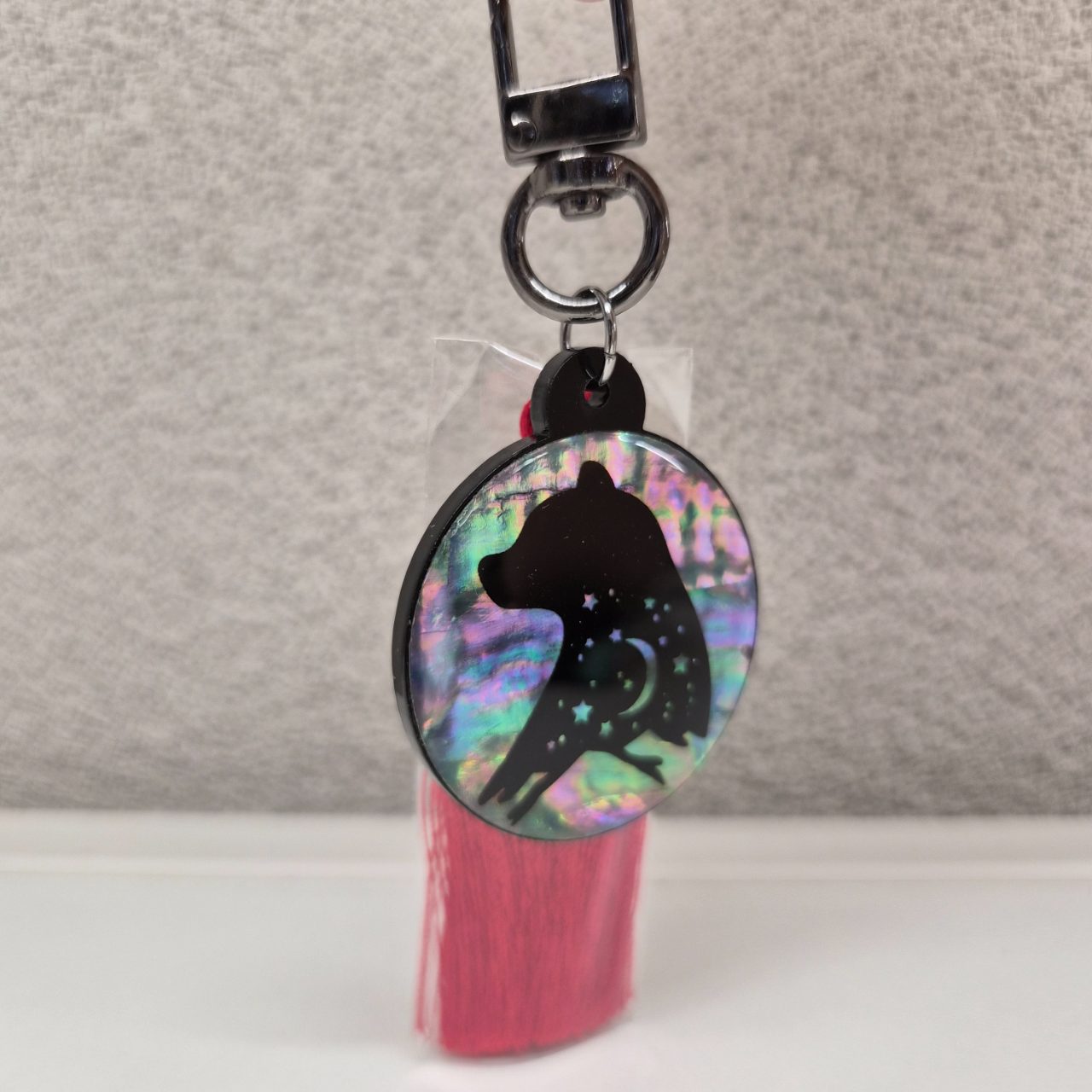 Mother-of-pearl) keyring